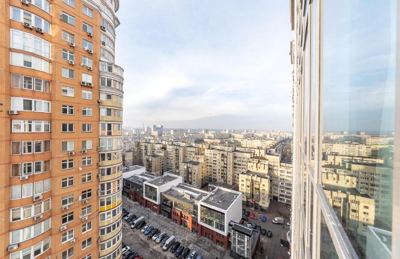 Luxury Apartments Smartplaza Obolon Metro Minskai Kiev Exteriör bild